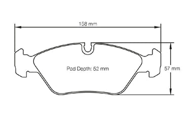 Pagid Racing Brake Pads No. 1144 (Front)